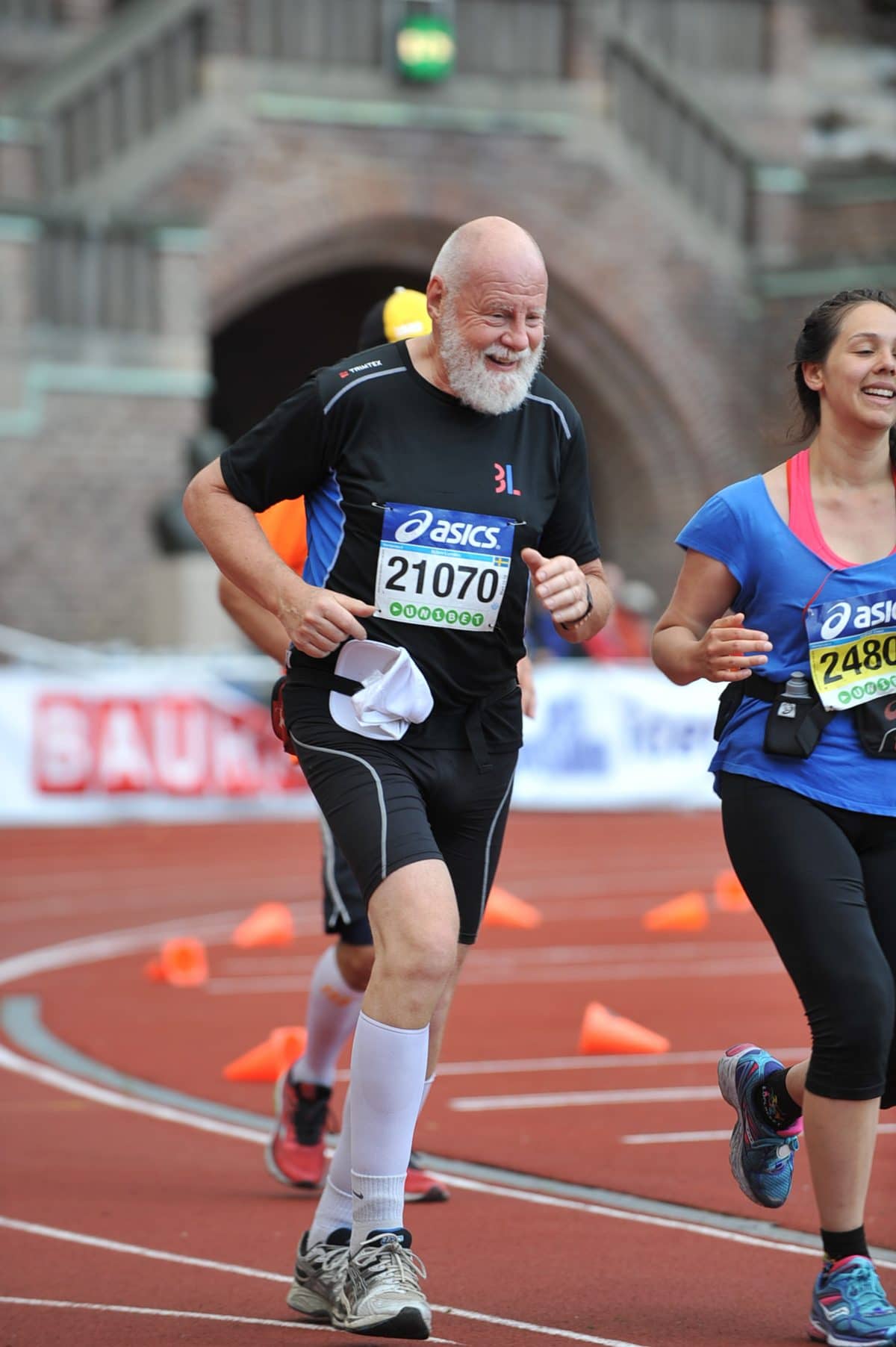 Målgång Stockholm Marathon 2014