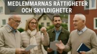 Medlemmarnas rättigheter och skyldigheter i en samfällighetsförening