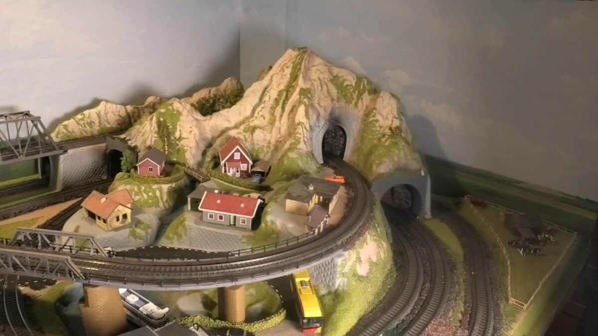 Scenery model railway